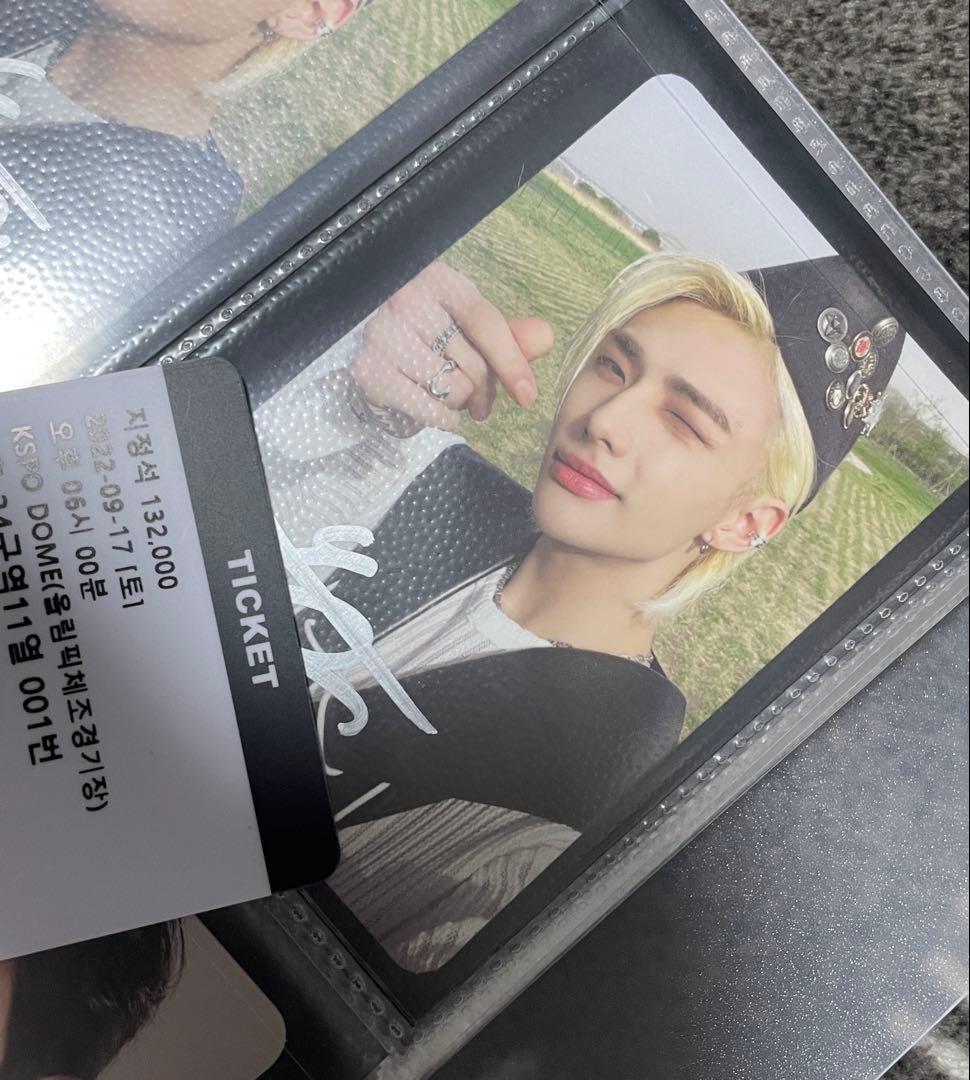 straykids スキズ ヒョンジン maxident 直筆 サイン トレカ - メルカリ