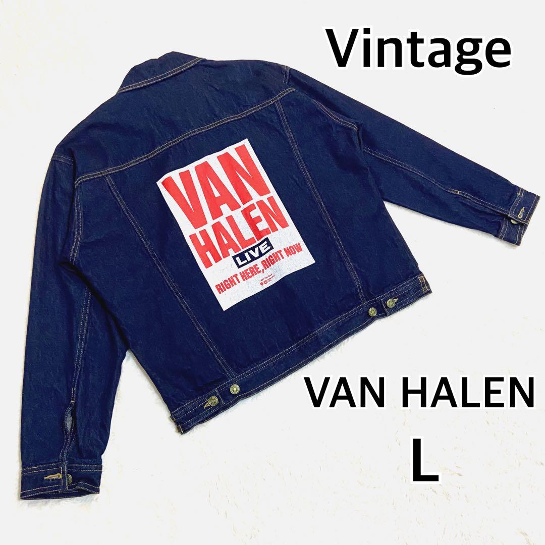 激レア！非売品 vintage VAN HALEN デニムジャケット GジャンL - メルカリ