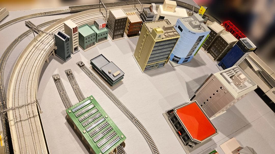 Nゲージ KATO 2m30cmジオラマベース 都市型レイアウト