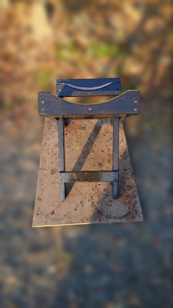 和太鼓用木製スタンド 黒、斜め台 楽器・機材