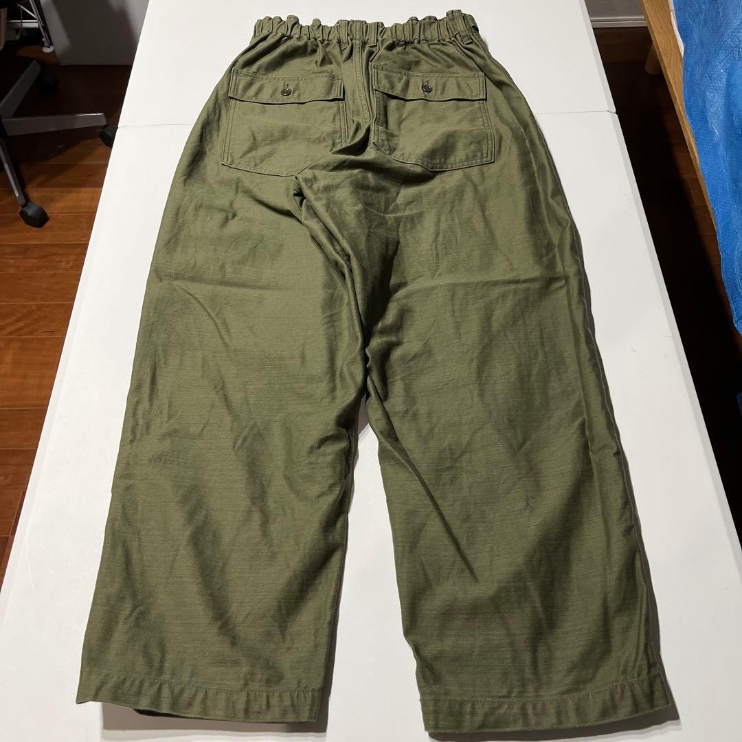 オーディナリーフィッツ ジェームス ファティーグ バックサテンパンツ