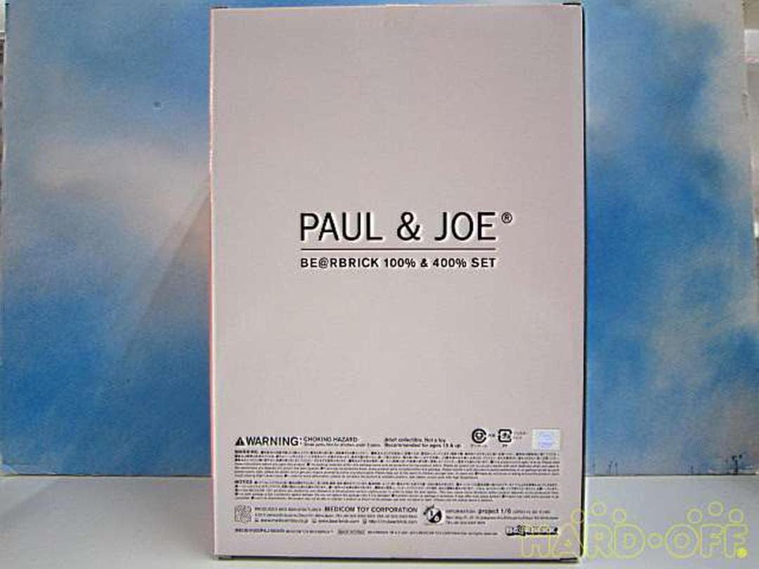 BE＠RBRICK- PAUL & JOE　400%＆100%