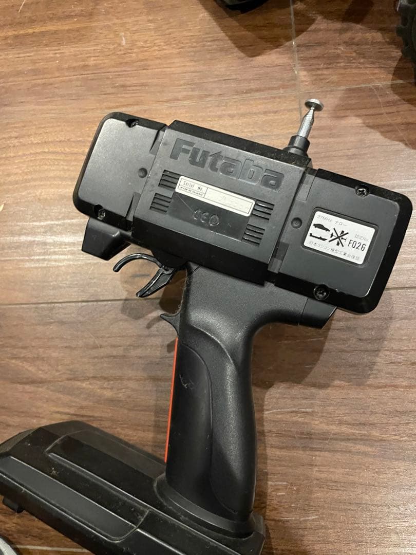 タミヤ？オフロードラジコンカー トリガー式リモコン付き　動作未確認