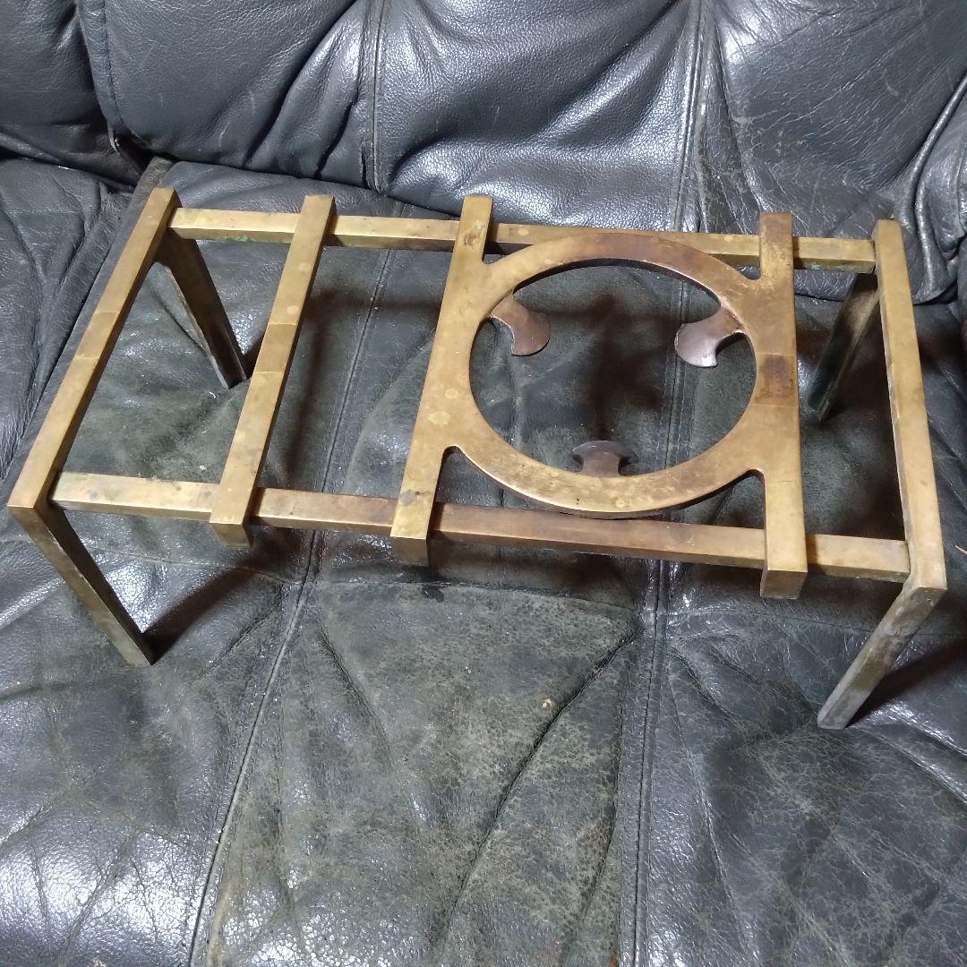 真鍮 吉原型 五徳 レトロ