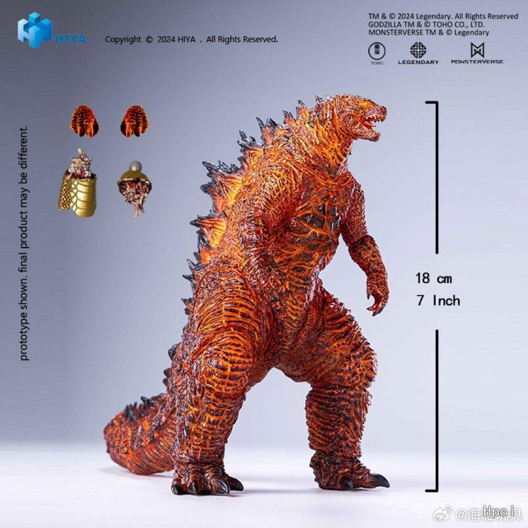 hiya toys モンスターアーツ上海ワンフェス限定版バーニングゴジラ