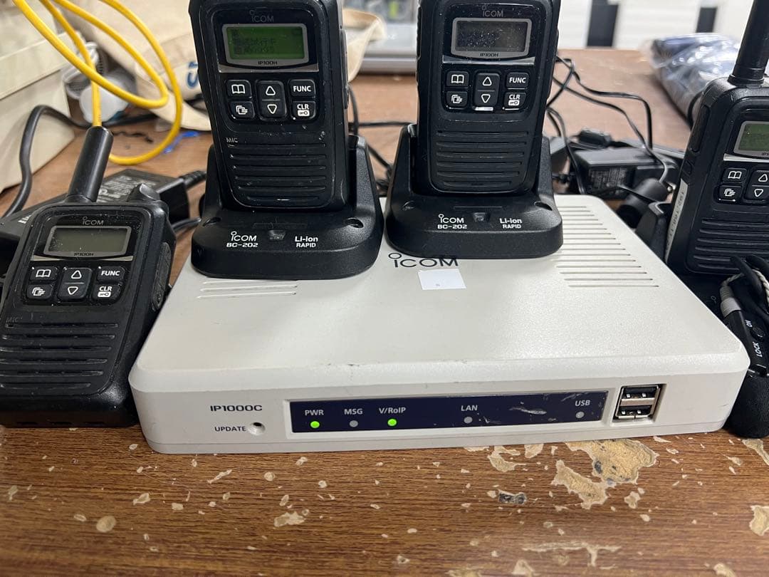 IPネットワーク上で動作 IP100H トランシーバー 6台セット