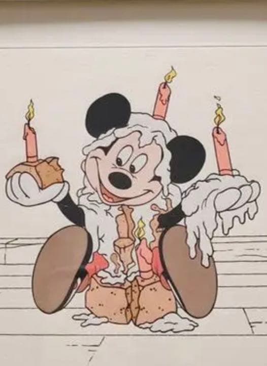 希少 ☆ディズニートレジャーズ☆ミッキーアートTREASURES☆セル画