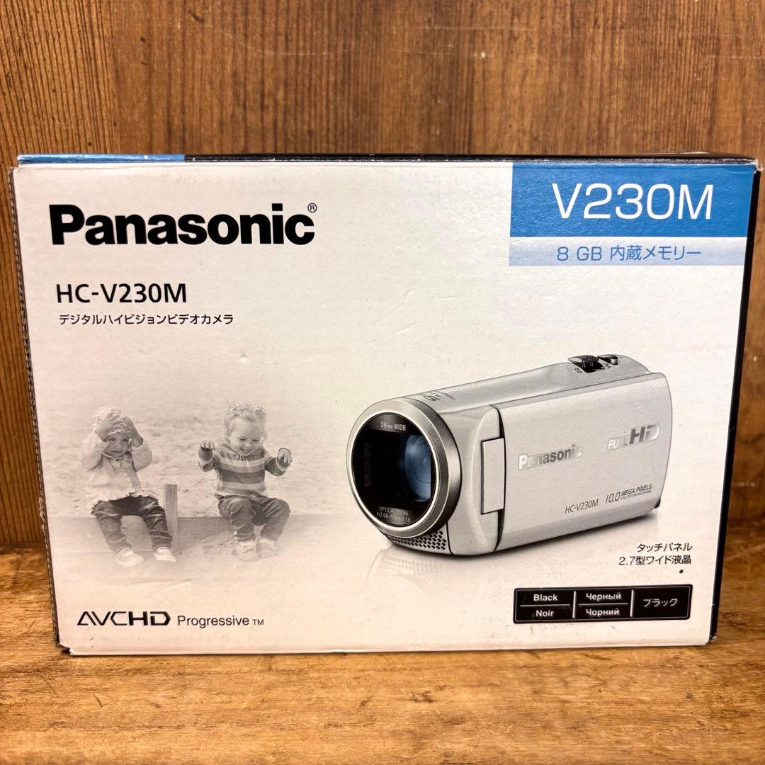 美品❗️Panasonic HC-V230M デジタルハイビジョンビデオカメラ