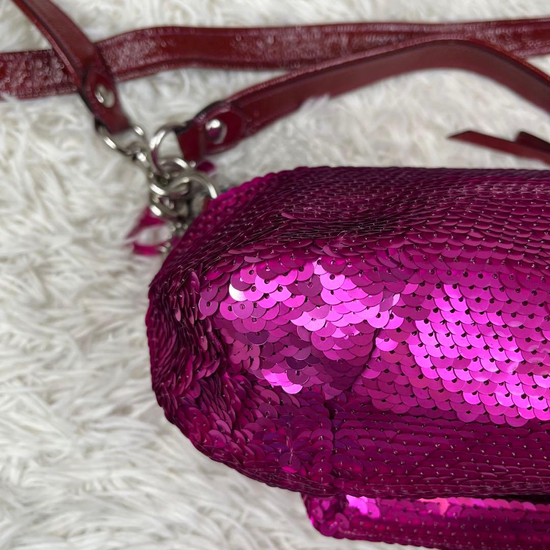 【希少 絢爛豪華】COACH ポピー ワンショルダー 2way スパンコール