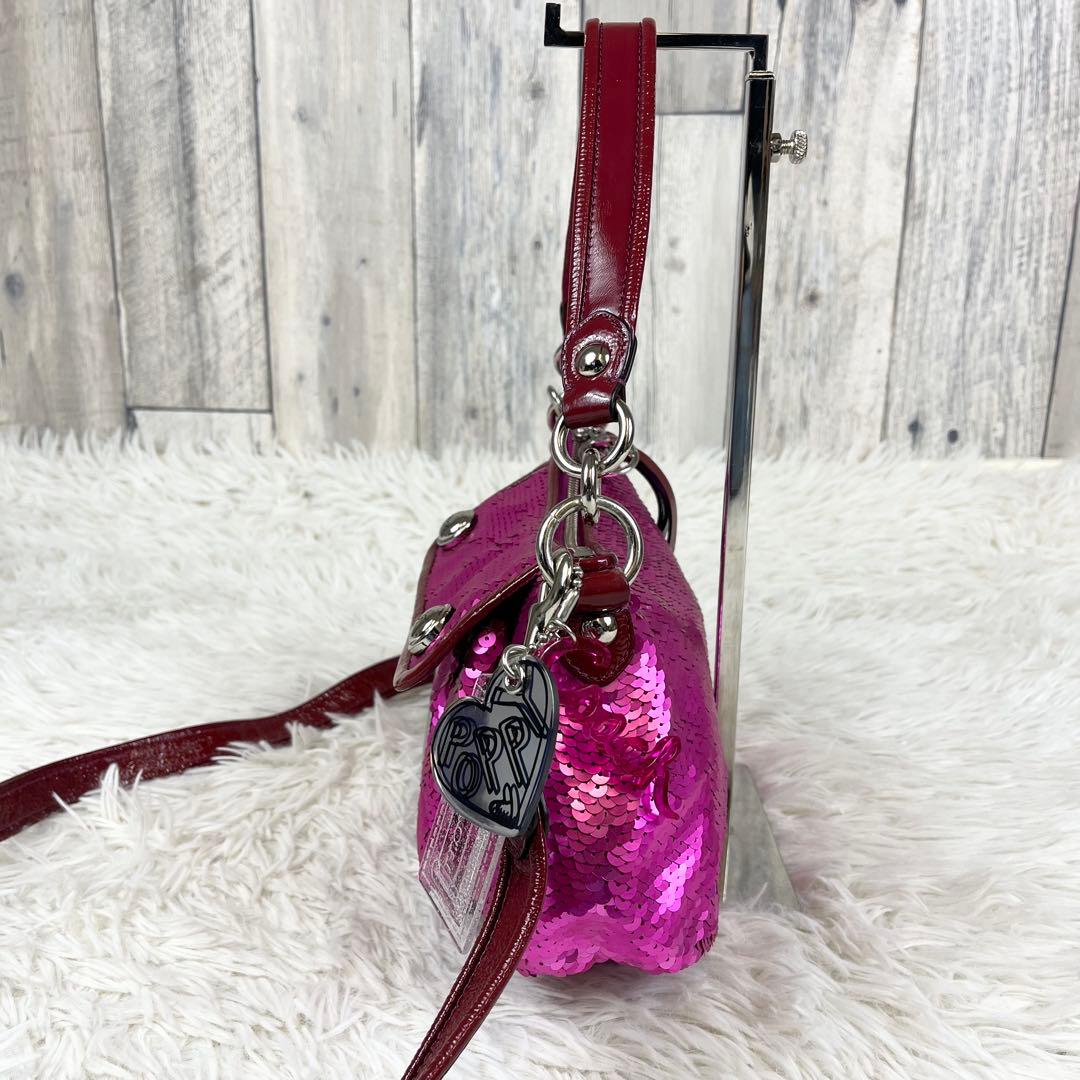 【希少 絢爛豪華】COACH ポピー ワンショルダー 2way スパンコール