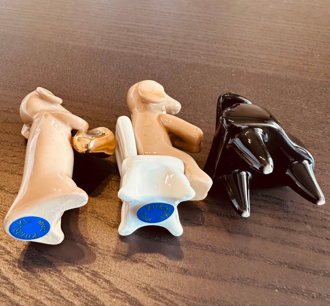 ダックスフンド オーケストラ 音楽隊 陶器置物 犬 2個セット - メルカリ