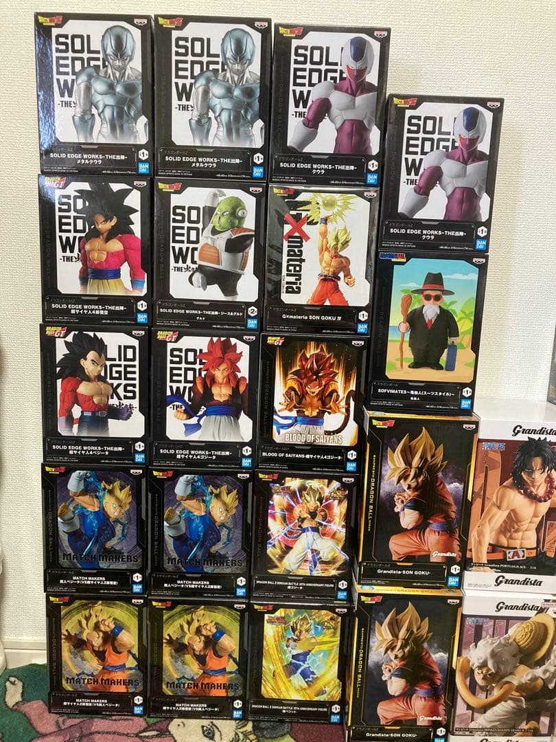 ドラゴンボール、ワンピースなどJUMP系フィギュア37体 まとめ売り