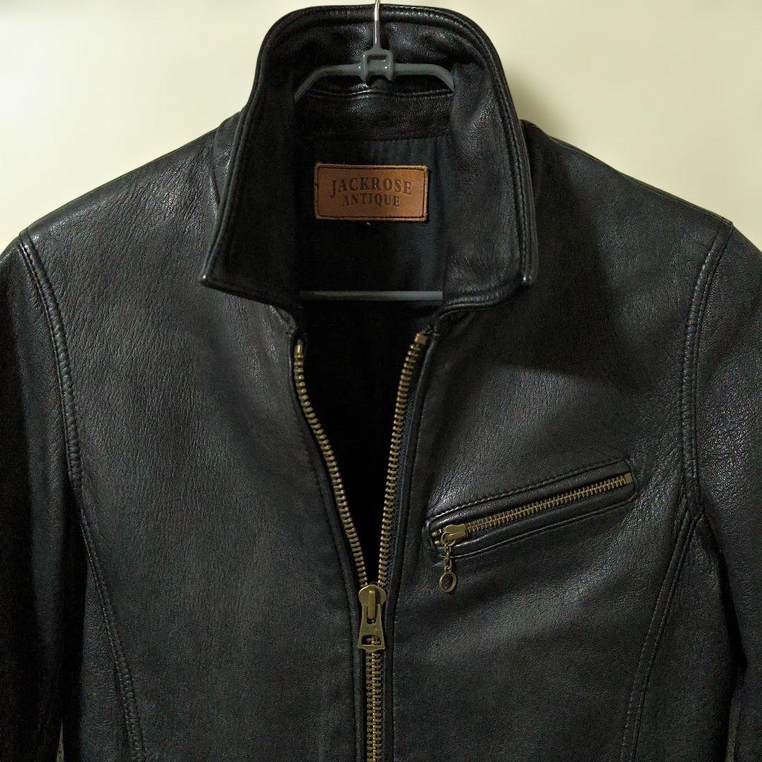 JACKROSE☆本革ゴートレザー【山羊革】ライダースジャケット/3