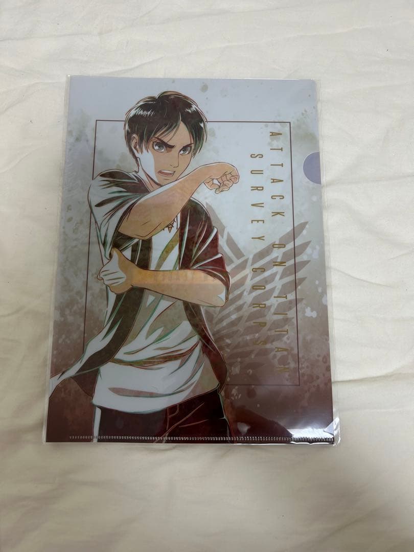 進撃の巨人　エレン・イェーガー　クリアファイル Anique Shop JAPAN