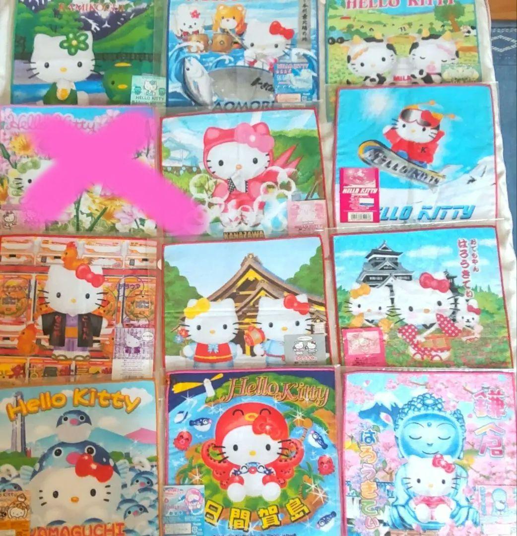 ハローキティ ご当地タオルなど143枚セット