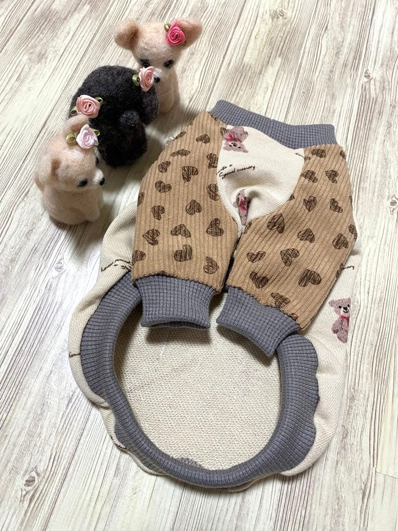 犬服 ラグラン(S) ꒡̈⃝Lily꒡̈⃝ハンドメイド