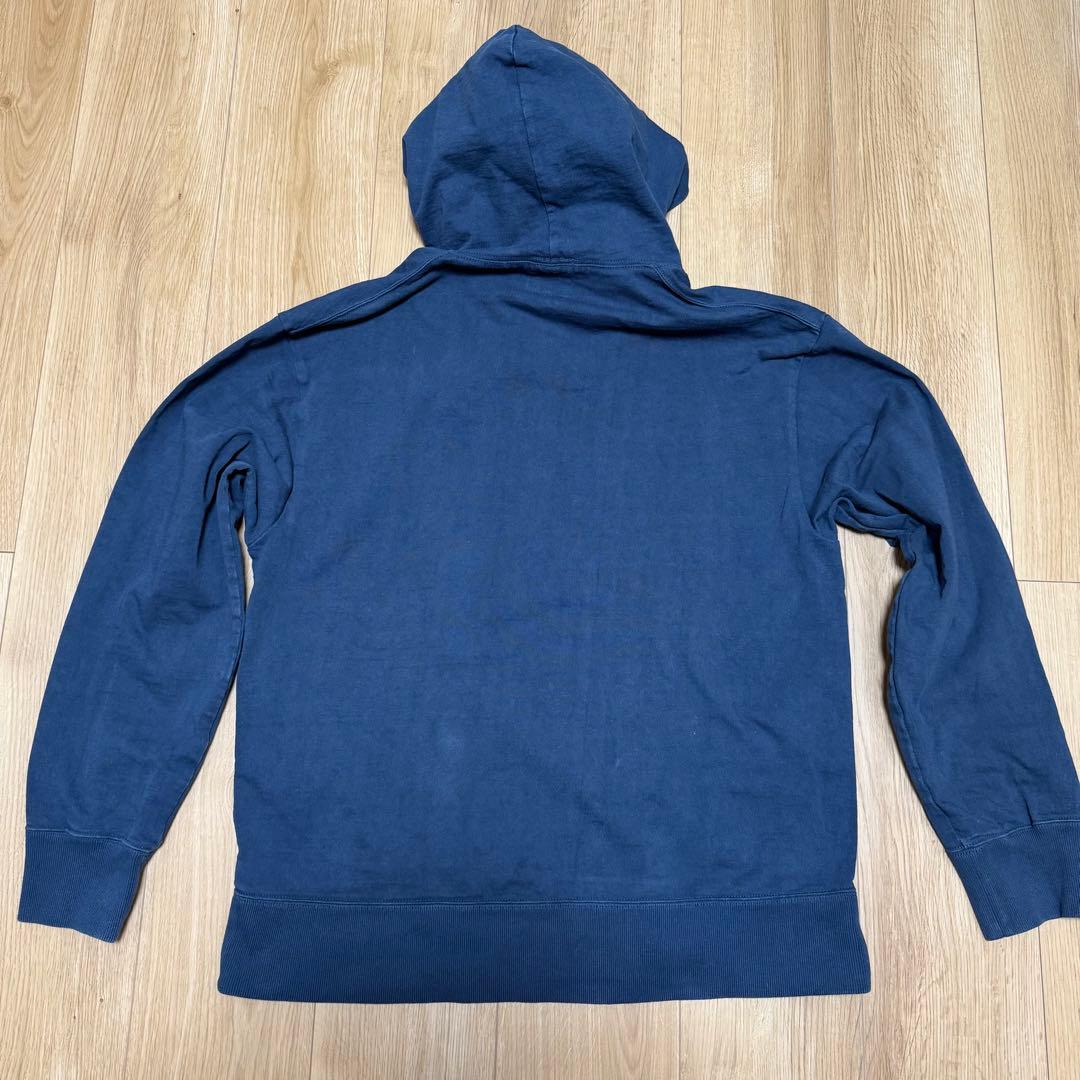 jackman ジャックマン ドツメ プルオーバー パーカー L ネイビーブルー