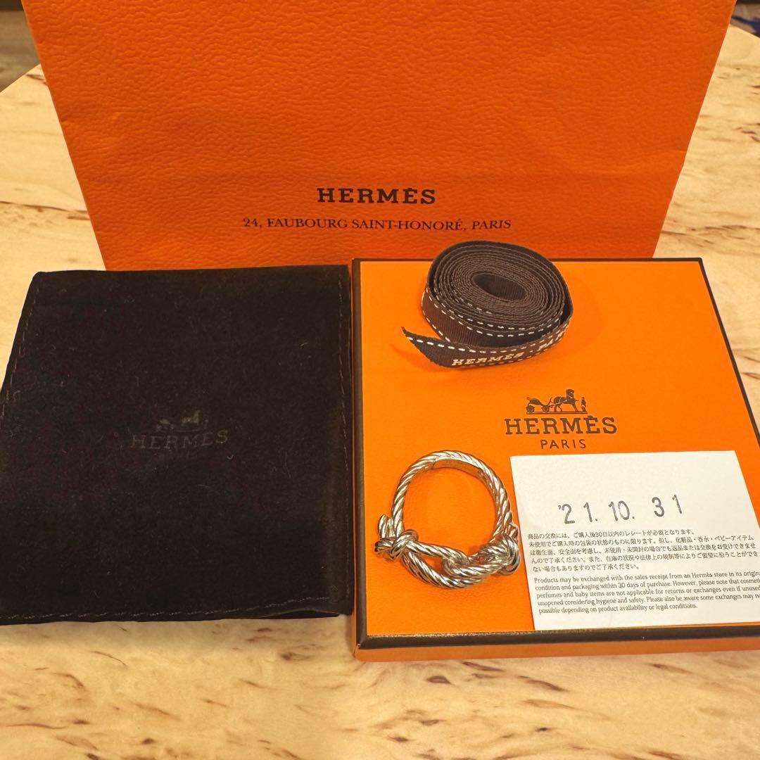 超希少 HERMES Cordage リング ヴィンテージ 60サイズ メンズ