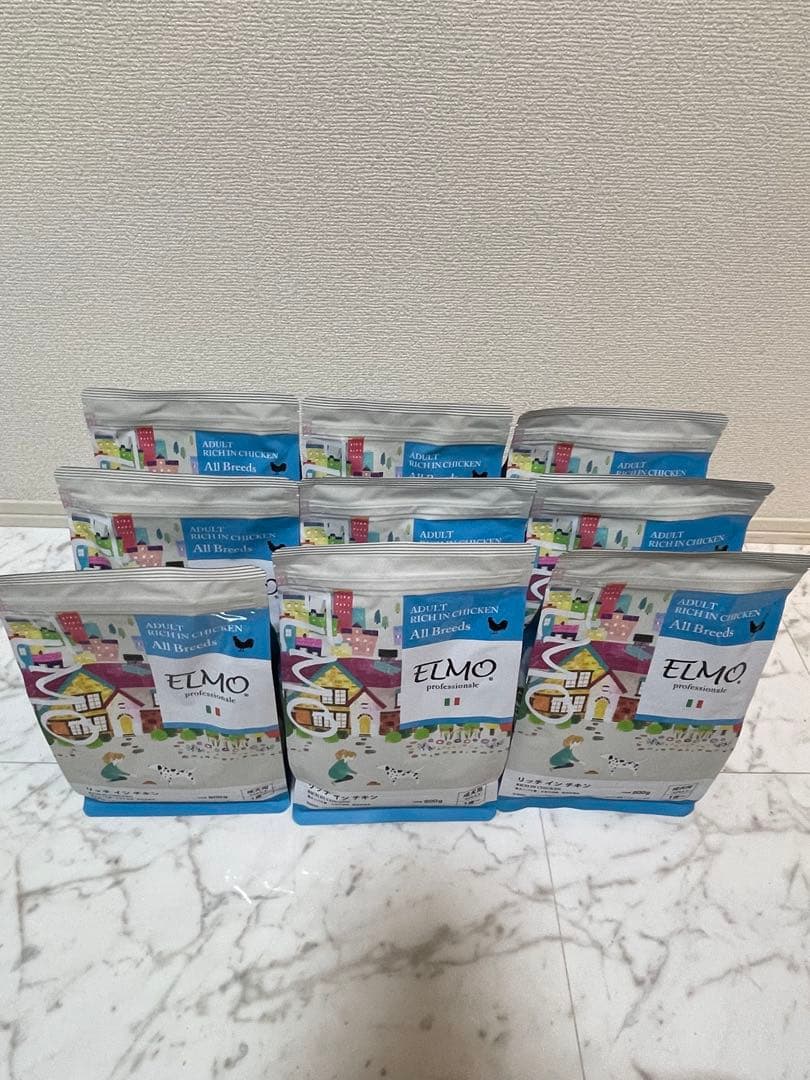 ELMO リッチインチキン ドッグフード 800g×9袋
