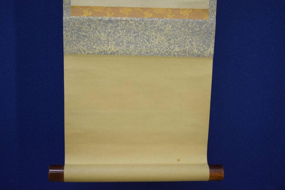 複製/小林一茶/西行画賛/工芸/杉共箱付/布袋屋掛軸HK-7