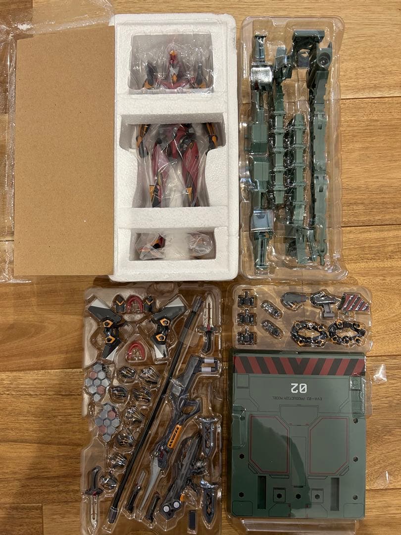 メタルビルド エヴァ初号機 EVA2020&弐号機&零号機&武装セット【開封品】
