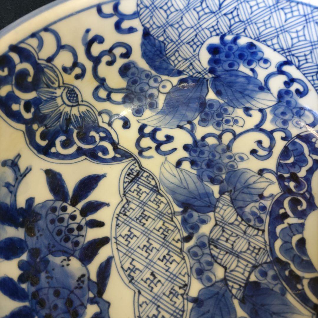 古伊万里　蝶大鉢　D109