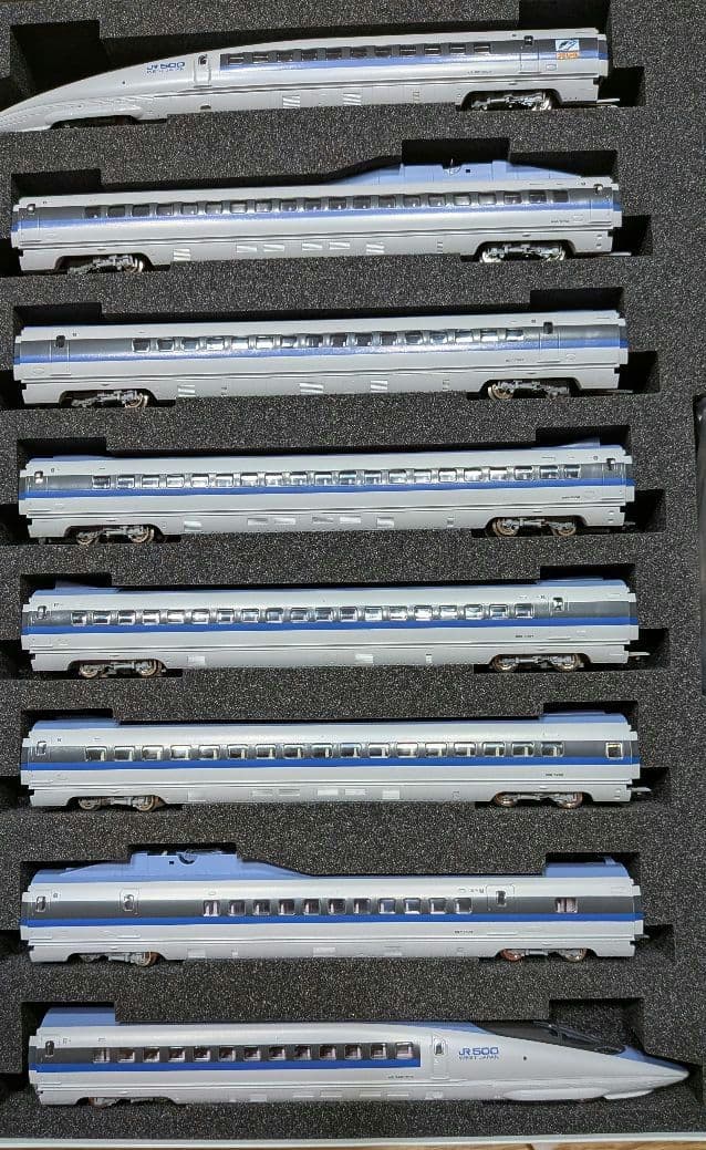 JR 山陽新幹線 500-7000系 プラレールカー 8両セット