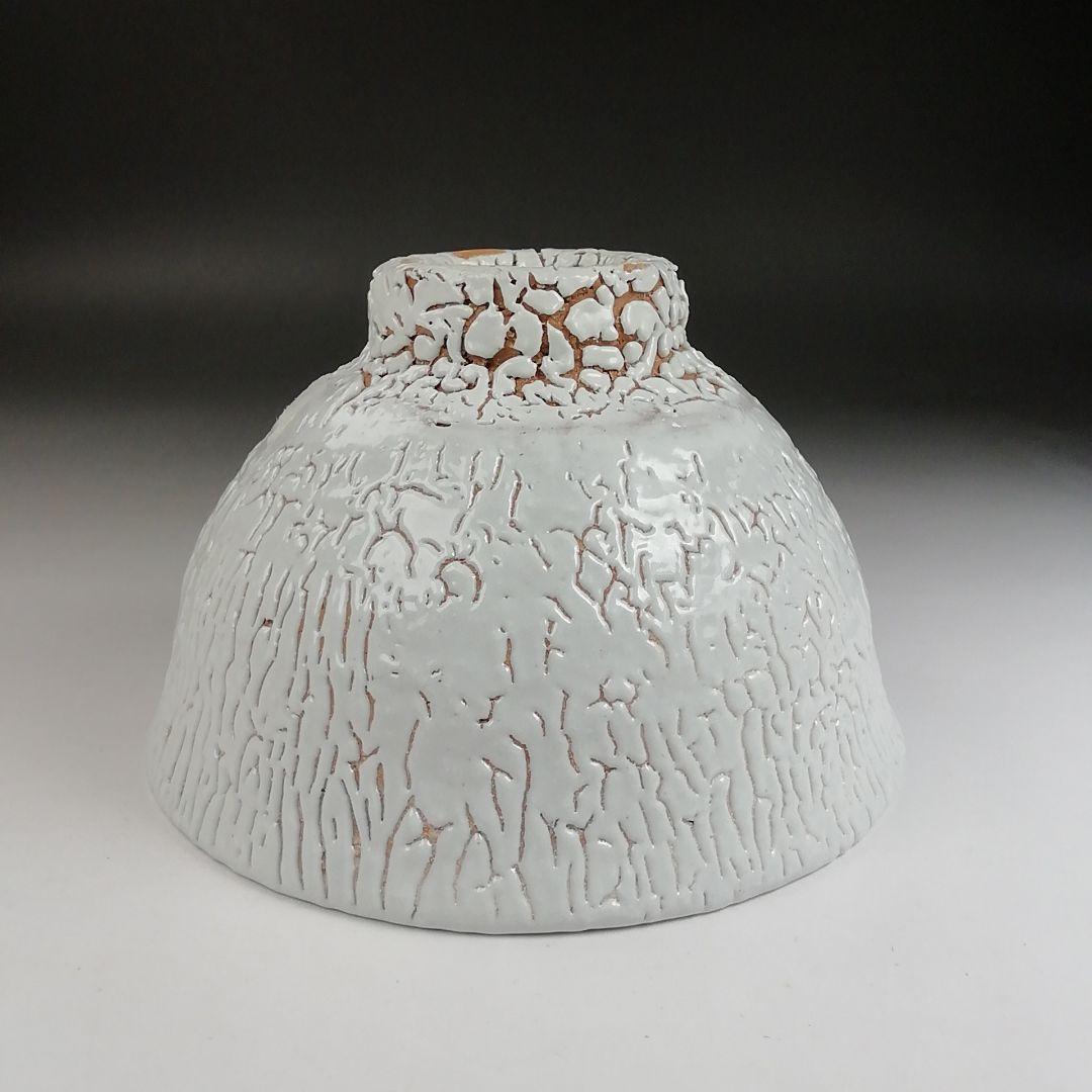 T869 茶碗 『萩茶碗』『小萩窯 厚東建信 造』 共箱 抹茶碗 茶道具