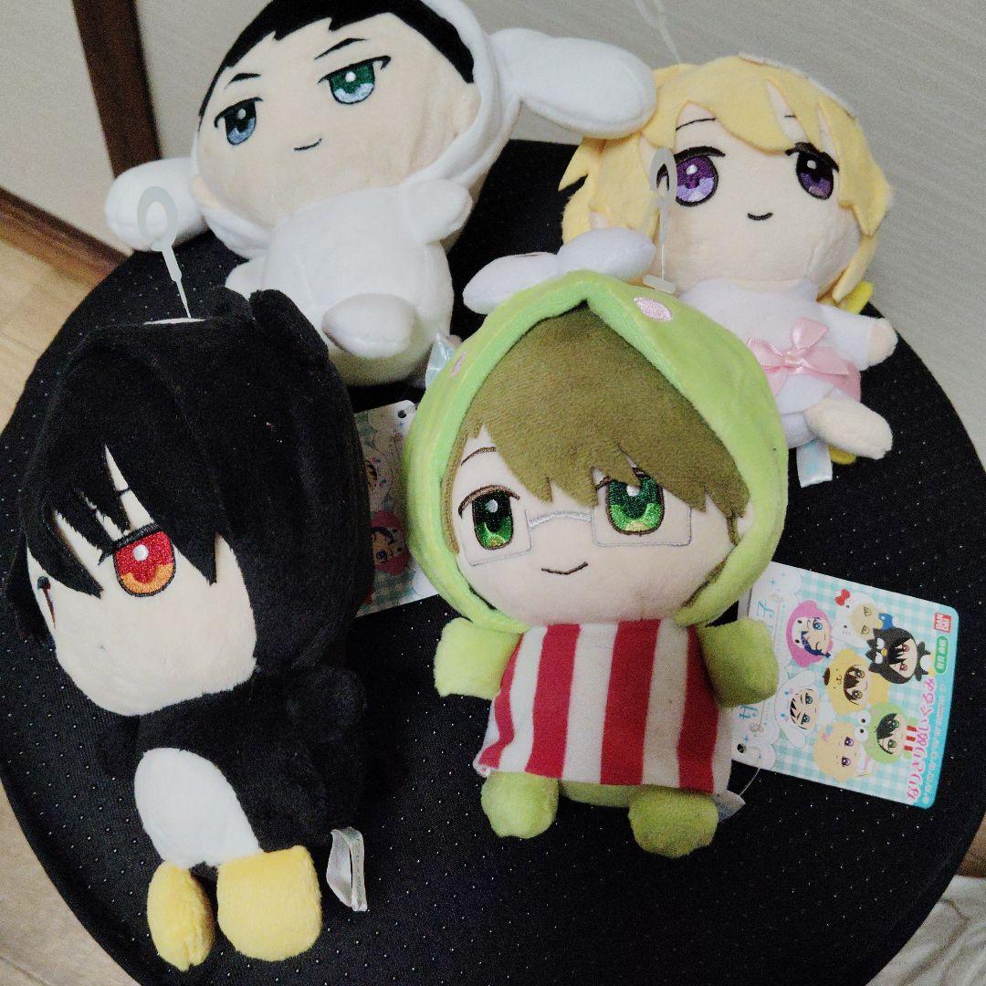 ぬいぐるみキャラクター4体セット