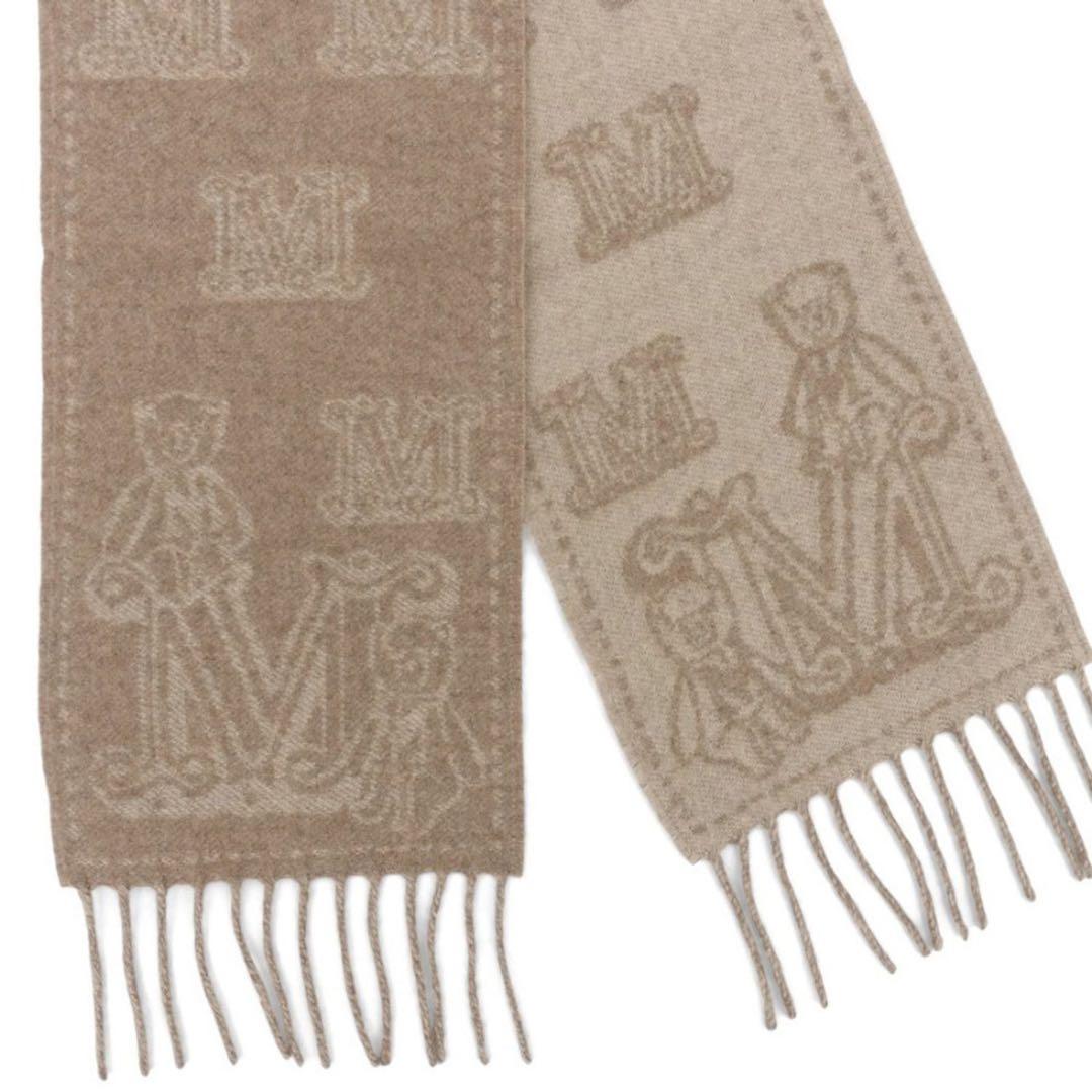 MaxMara マックスマーラ Mロゴ カシミヤ ミニマフラー ベージュ - メルカリ