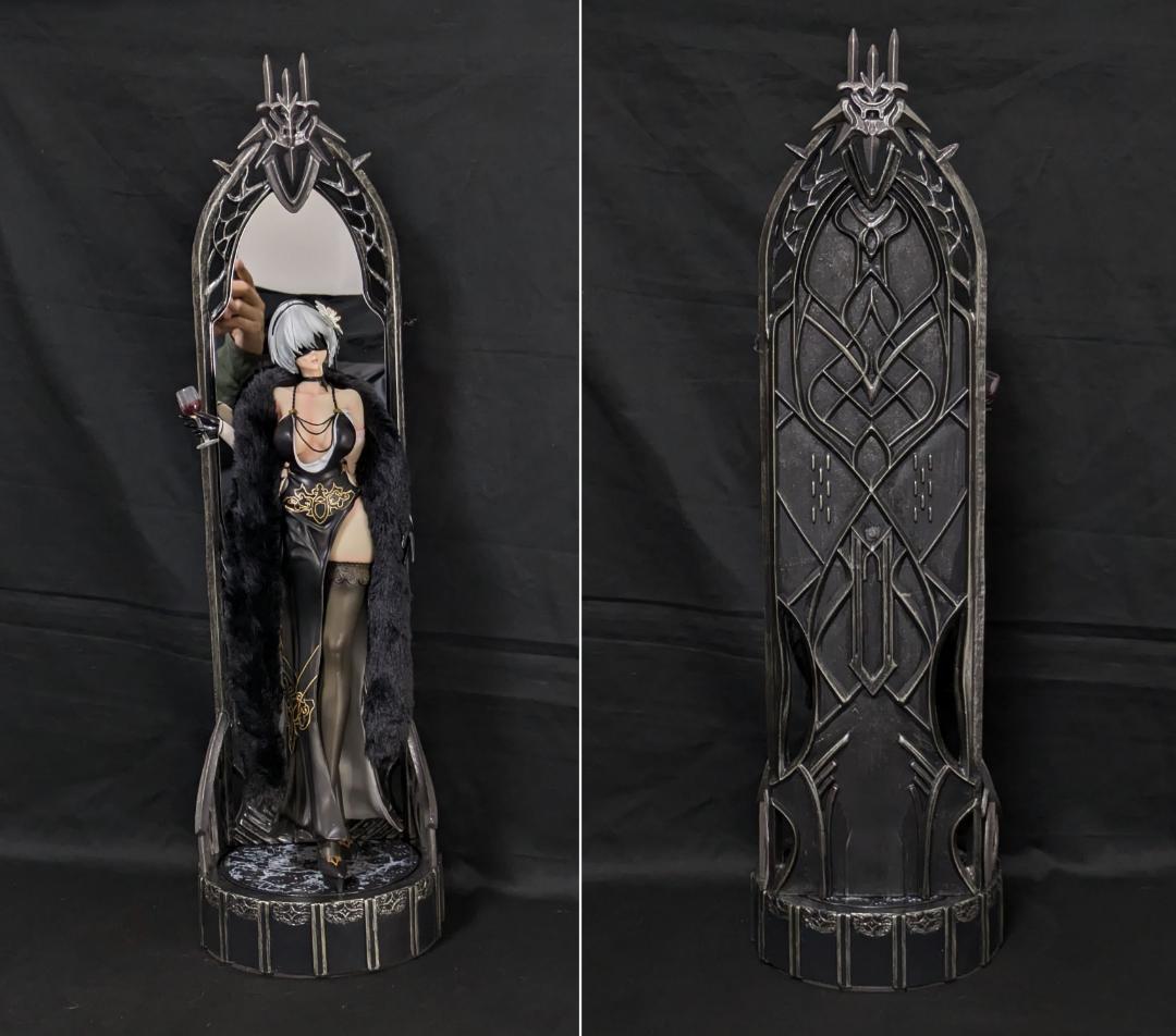 ニーアオートマタ 2B ドレス 姿見 頭部2種 完成品フィギュア ミラー