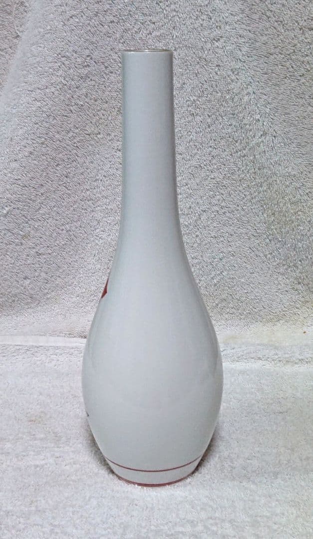 人間国宝柿右衛門濁手花瓶 一輪挿しA442