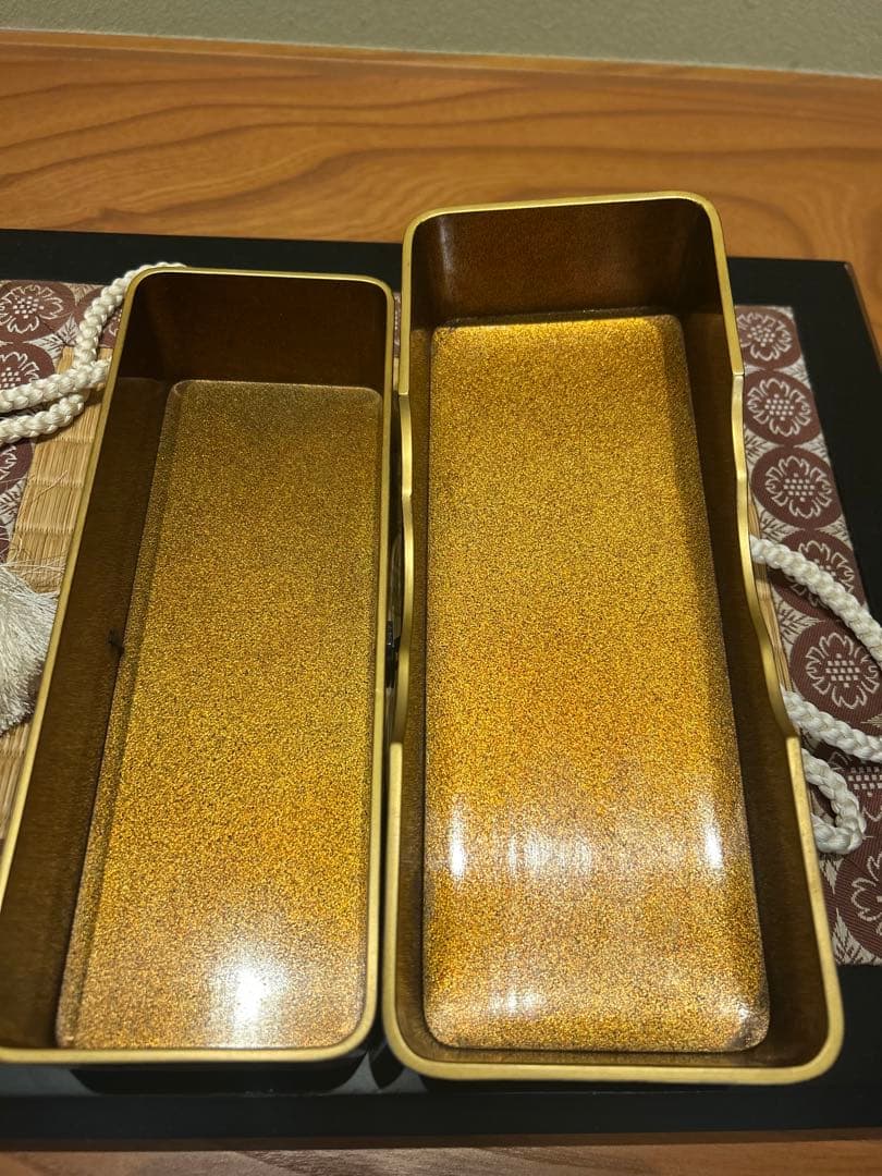 金蒔絵 美術品 金色の岩千鳥と波模様 - メルカリ