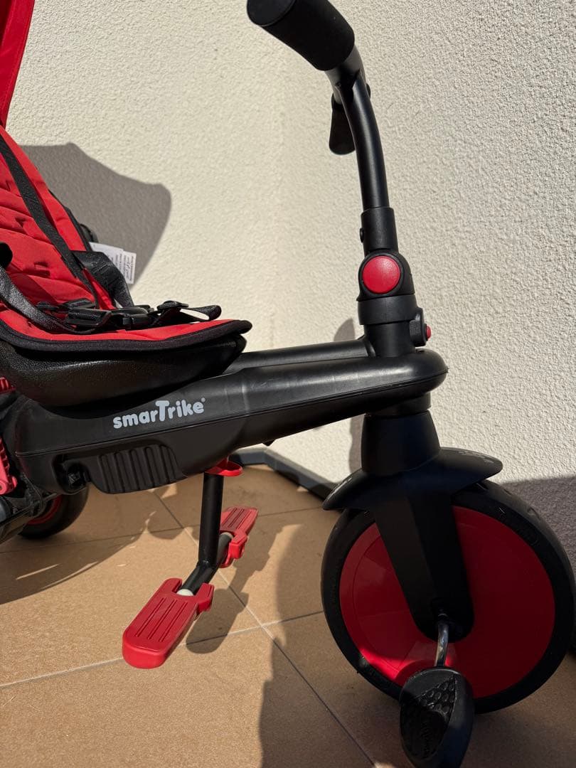 smartrike 三輪ベビーカー 黒赤＊三輪車 - メルカリ