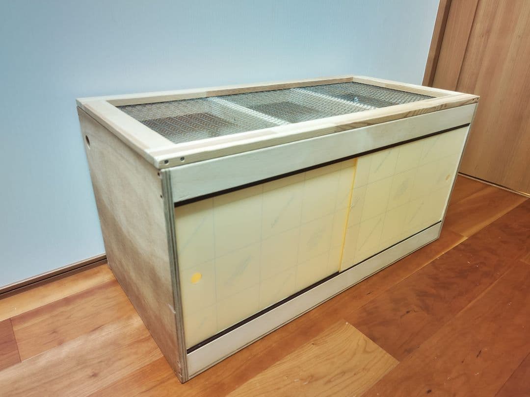 木製ケージ メッシュ蓋付き