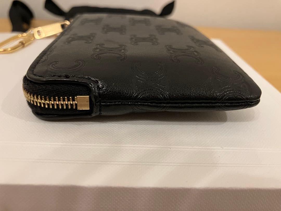 【正規品】値下げ　CELINE ブラックレザー ケース
