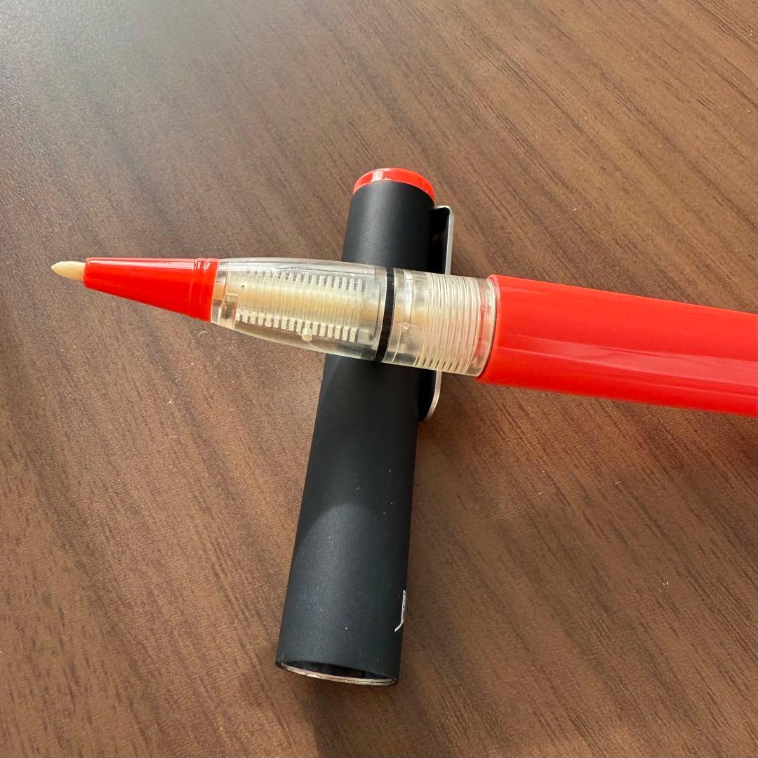稀少 SN-800A プラチナ ソフトペン 赤軸 昭和 レトロ 丸つけペン 採点
