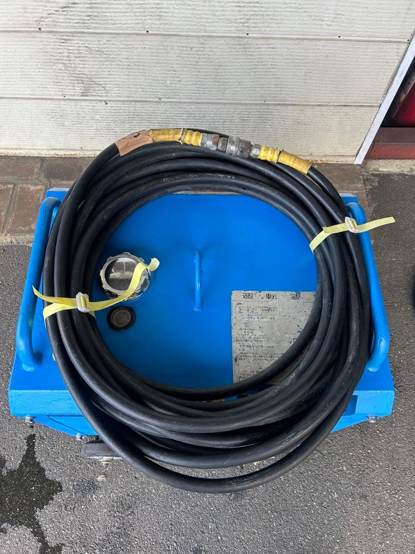 K3☆ツルミHPJ-5ESM高圧洗浄機防音ガン・高圧ホース・給排水ホースセット