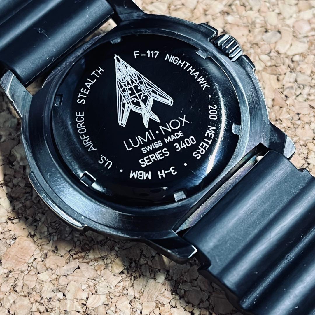 LUMINOXシリーズ3400ナイトホーク117／ブラック