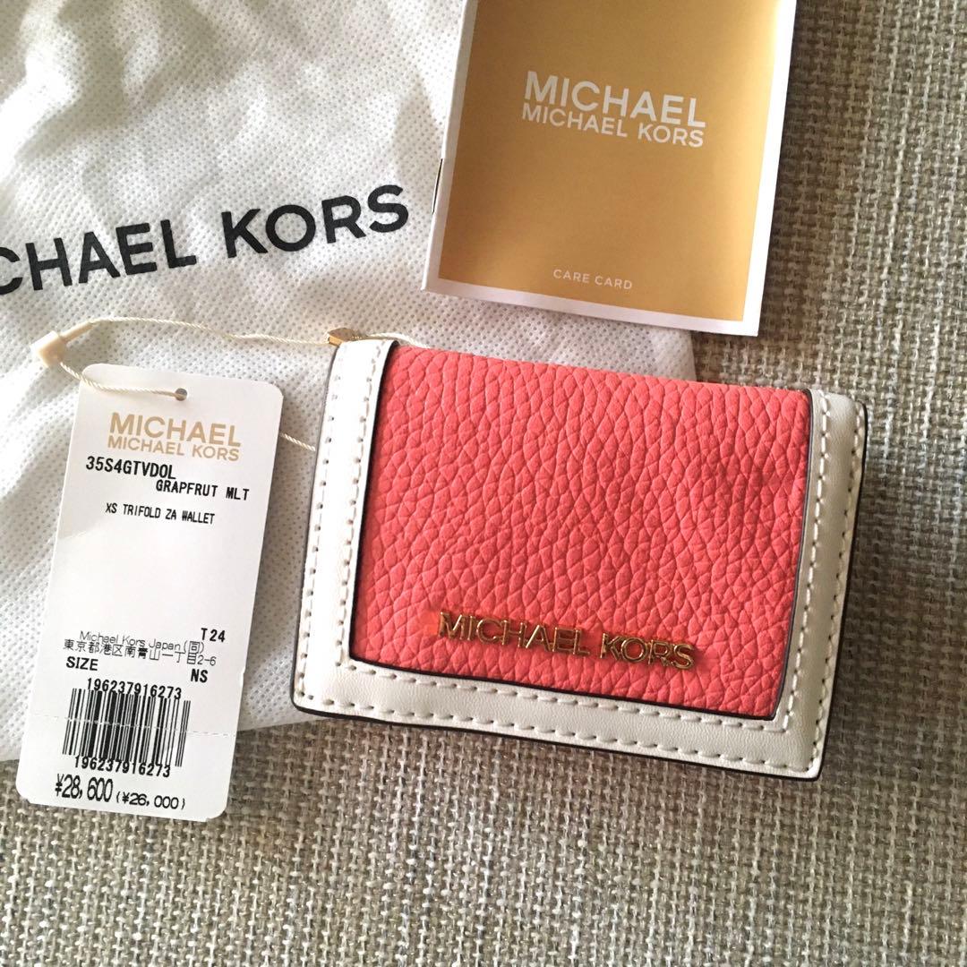 新品 マイケルコース MICHEAL KORS 三つ折り 財布 新品未使用 MICHAEL