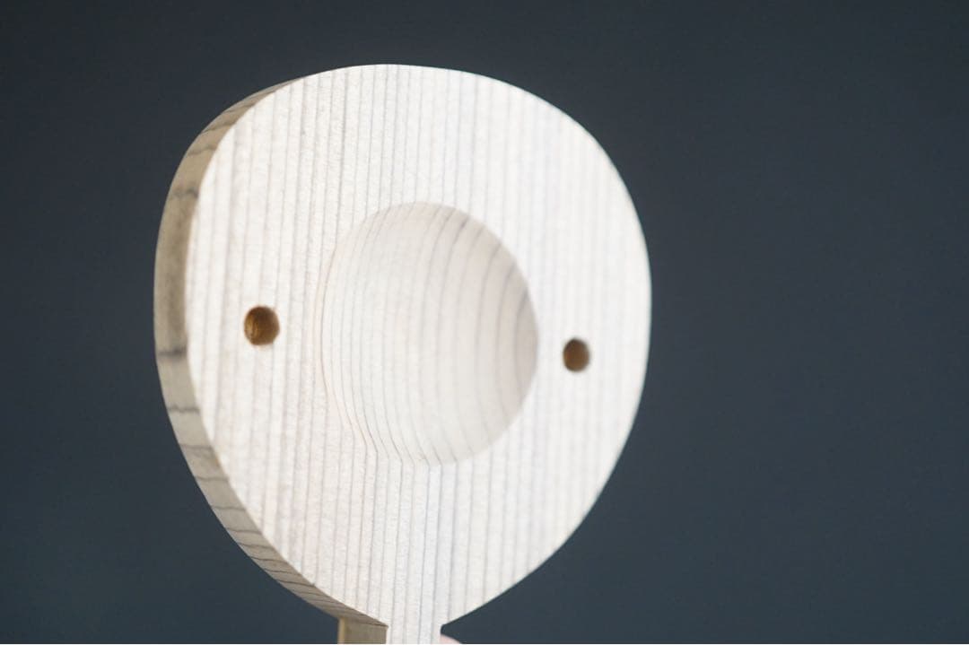 ☆状態良好！中谷秀斎【神代杉 団扇 香合 朝顔 共箱】5.9×8.8×