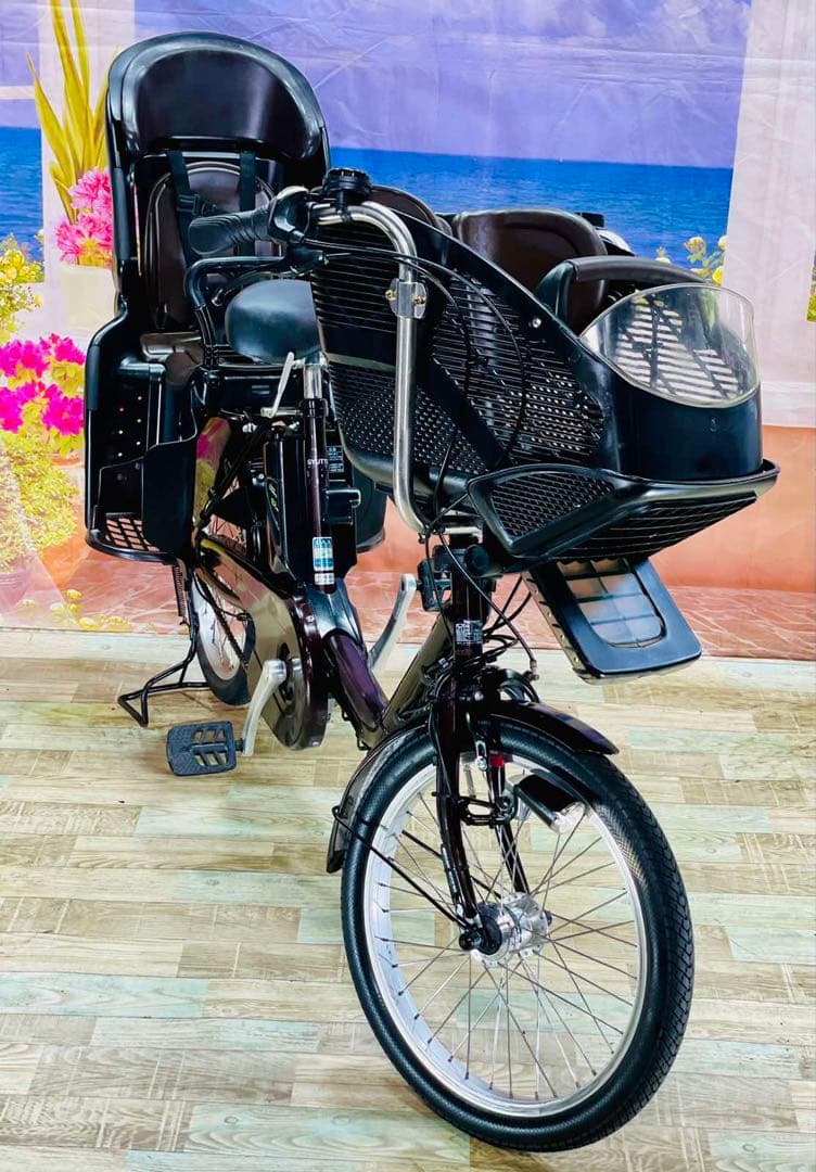 ちいた　パナソニックギュット⭐️13AH！子供乗せ電動アシスト自Y2726