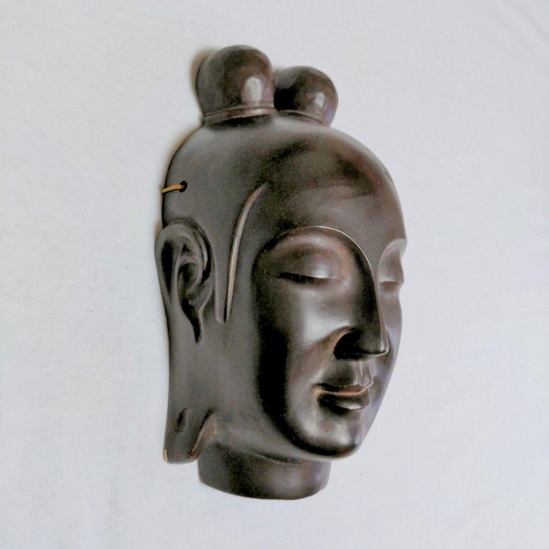 弥勒菩薩 広隆寺 仏面 壁掛け お面 美術工芸品 - メルカリ
