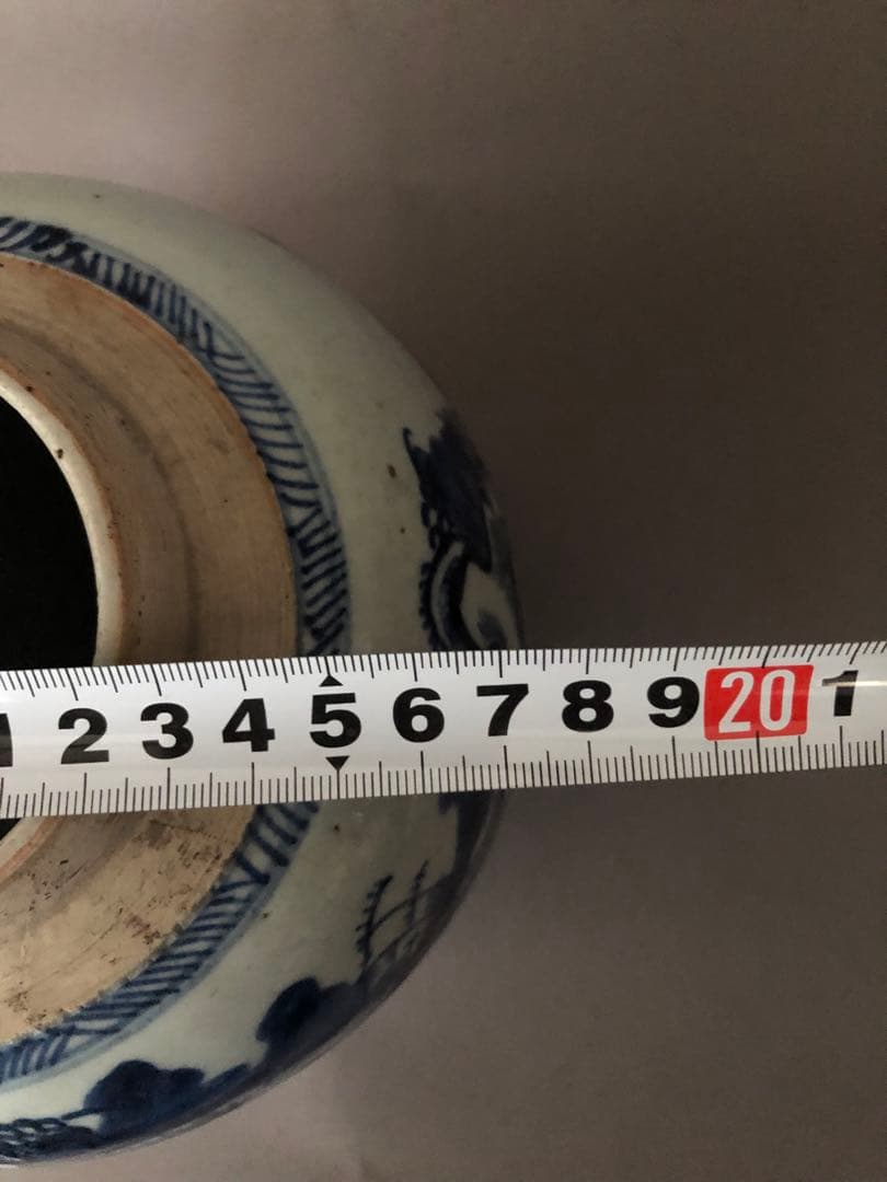 中国骨董 陶器 青花紋 壺 清朝 1985年香港スタンレーにて購入 - メルカリ