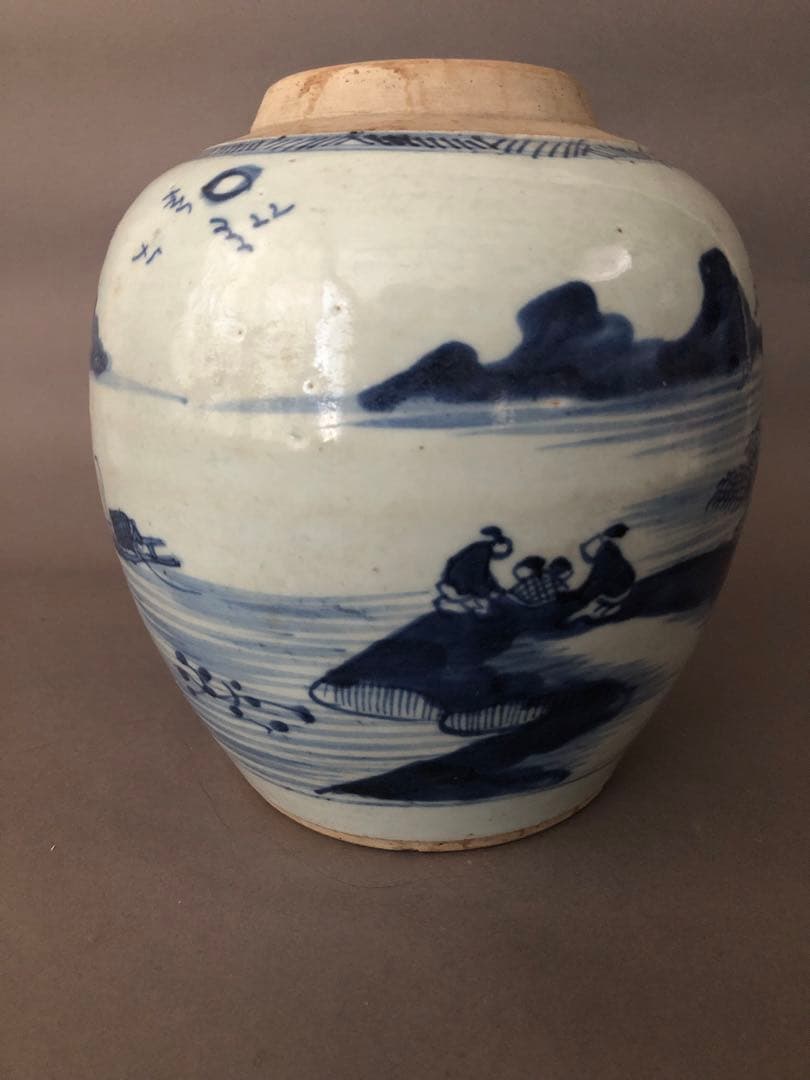 中国骨董 陶器 青花紋 壺 清朝 1985年香港スタンレーにて購入 - メルカリ