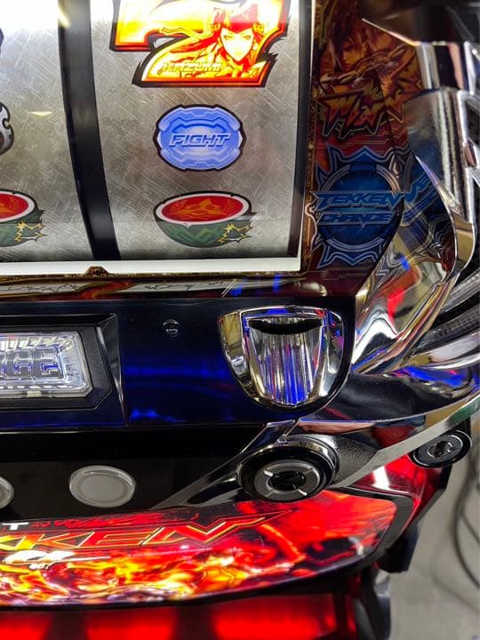 本州送料込】パチスロ鉄拳4 メダル不要機付 実機 税込 Sパチスロ鉄拳4