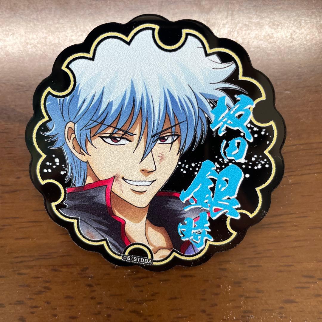 銀魂 坂田銀時 アクリルバッジ - メルカリ