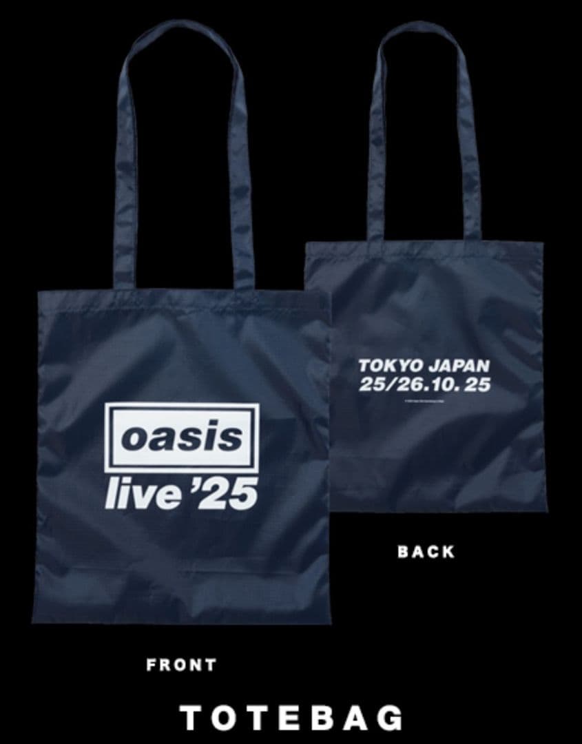 新品 オアシス oasis live '25 トートバッグ VIP グッズ 特典 - メルカリ