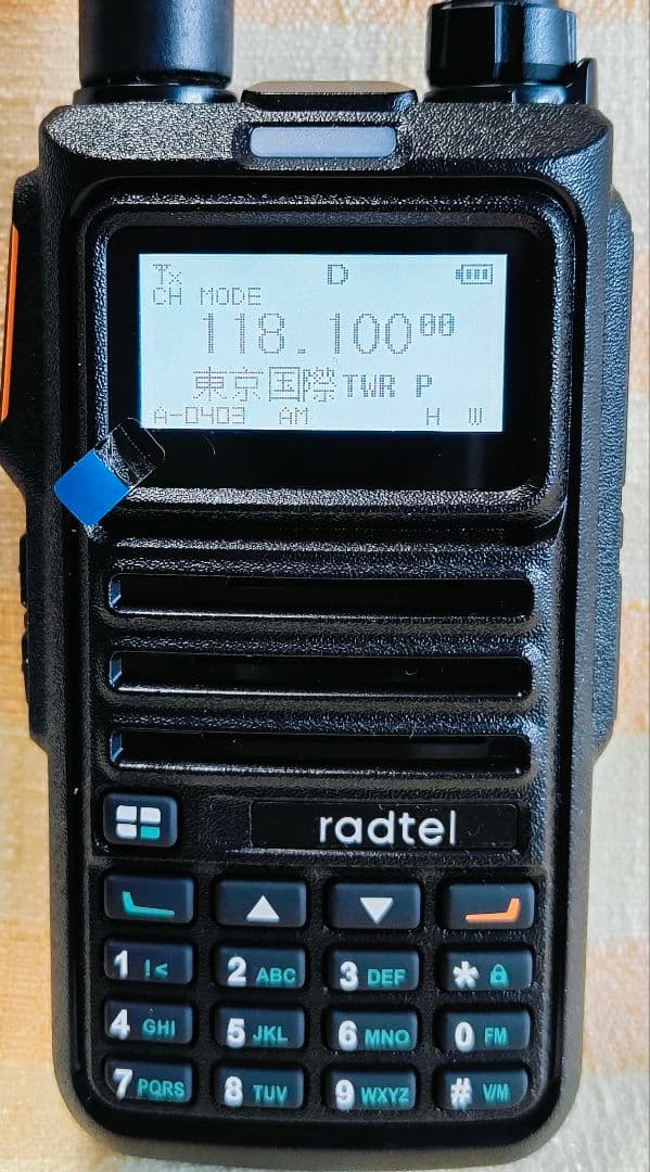 DMR/FM無線機☆Radtel RT-4D JU 430MHz☆広帯域受信