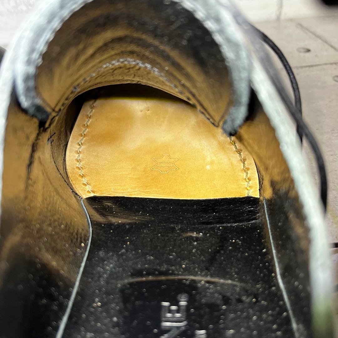 【パドローネ】ダービーシューズ プレーントゥ レザー♡ブラック 41